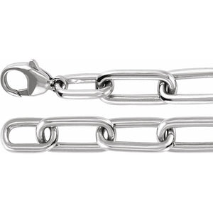 1 1/2 Ct Lab-Grown Diamond Paperclip-Style 7" Bracelet In Solid 14K Yellow Gold