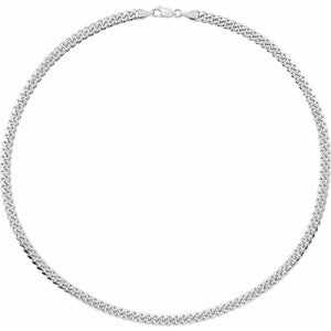 5 mm Miami Cuban Curb Chain Necklace In Solid 14K Yellow Gold
