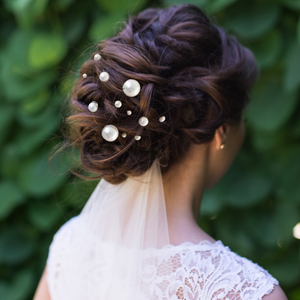 Large Ivory Pearl Hair Pin Collection