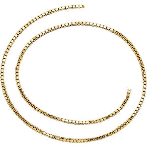 14K Yellow Gold-Filled 1.7 mm Serpentine Chain Necklace