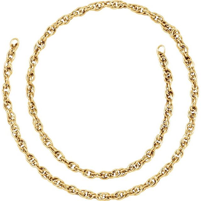 14K Yellow Gold-Filled 2.3mm Rope Chain Necklace