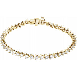 Quarante Huit 48 Stone White 4 And 3/4 Carat Diamond Bracelet