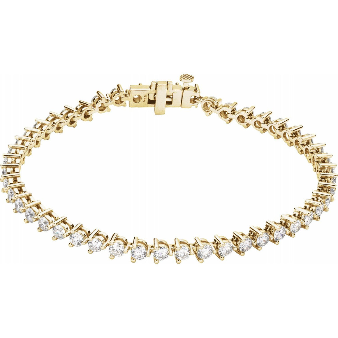 Quarante Huit 48 Stone White 4 And 3/4 Carat Diamond Bracelet