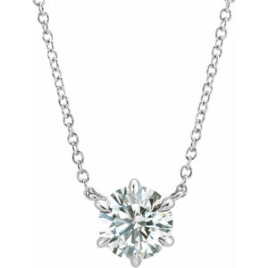 Design Your Own Diamond Or Gemstone Solitaire Necklace