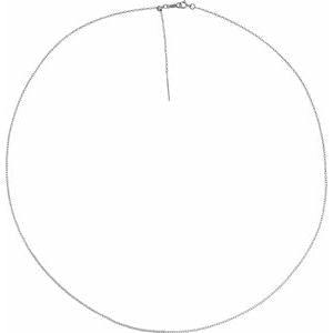 Jean Joaillerie Minimalist 1mm Box Chain Threader Necklace In Sterling Silver