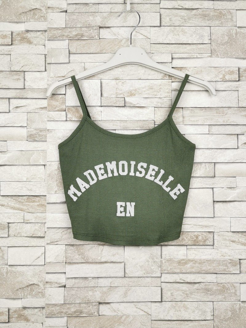 Mademoiselle Cropped Tank Top