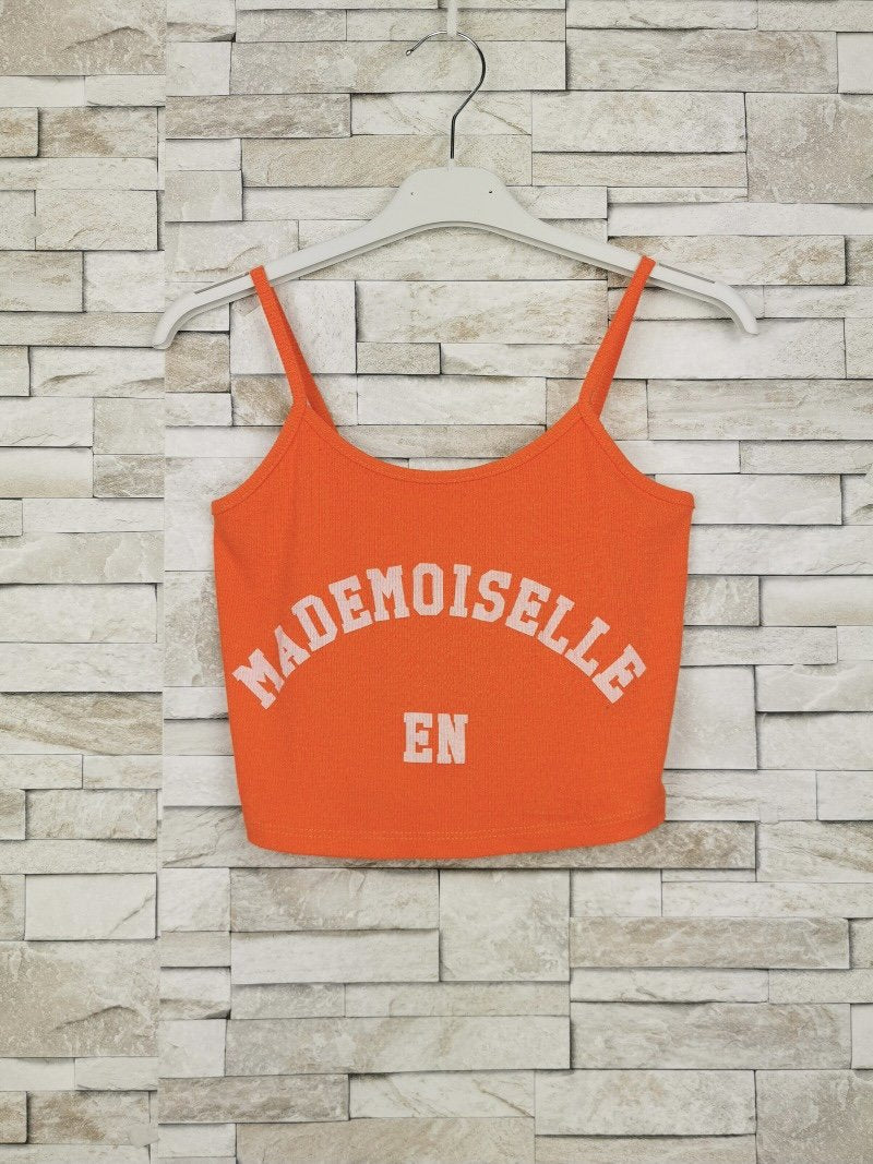 Mademoiselle Cropped Tank Top