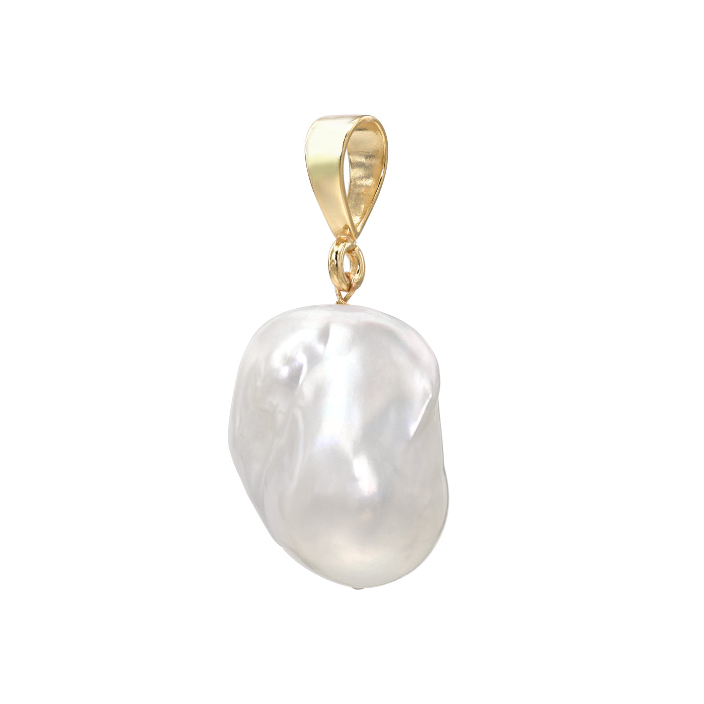 Gold-Filled Freshwater Baroque Pearl Charm