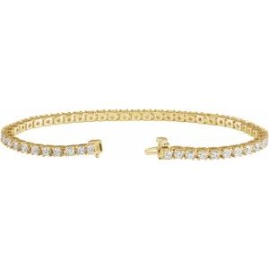 Endless Diamonds 14K Gold 1-5 Carat Diamond Tennis Bracelet