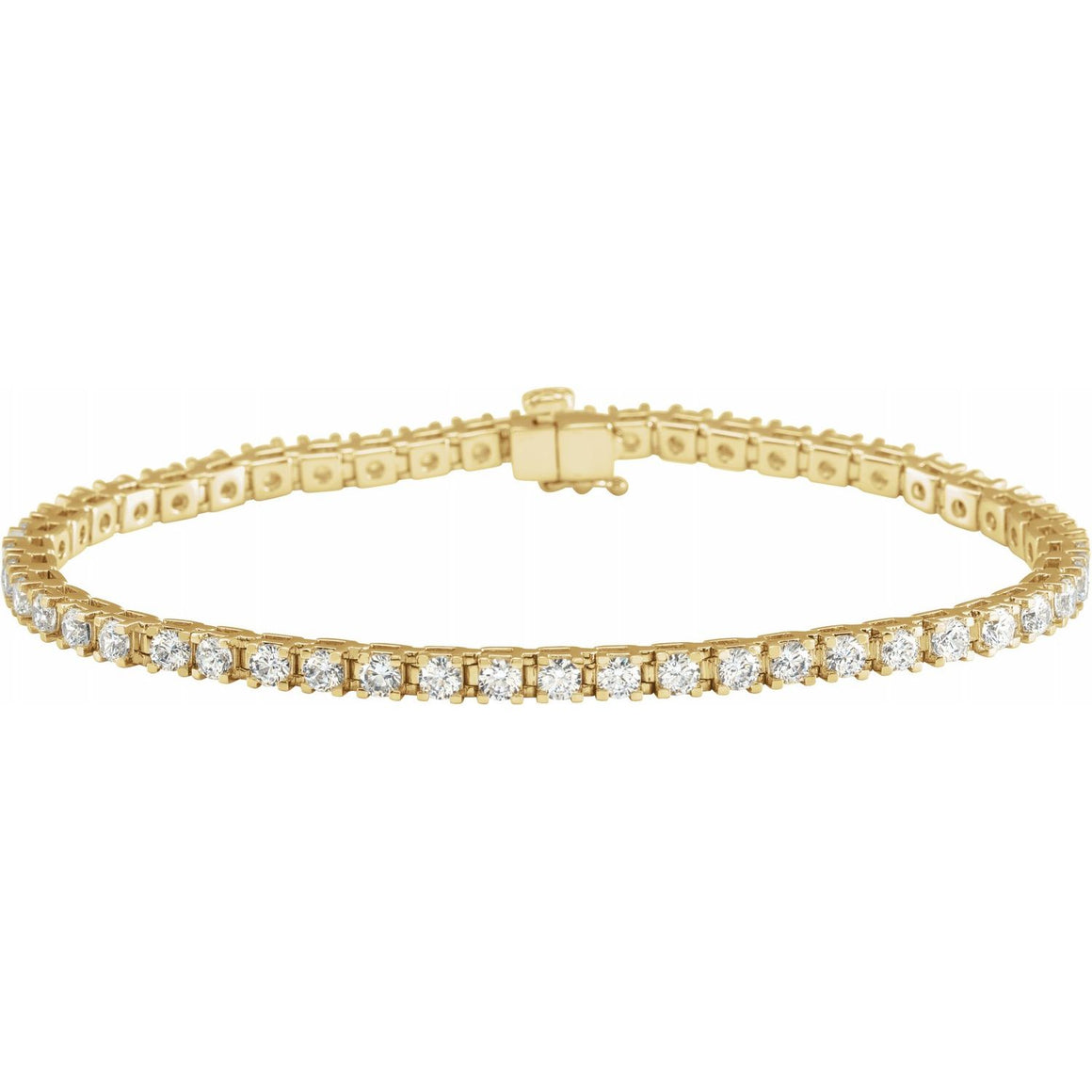 Endless Diamonds 14K Gold 1-5 Carat Diamond Tennis Bracelet