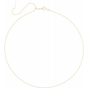 Jean Joaillerie Minimalist 1mm Bead Chain Threader Necklace In 14K Yellow Gold