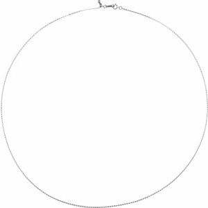 Jean Joaillerie Minimalist 1mm Rolo Chain Threader Necklace In 14K Yellow Gold